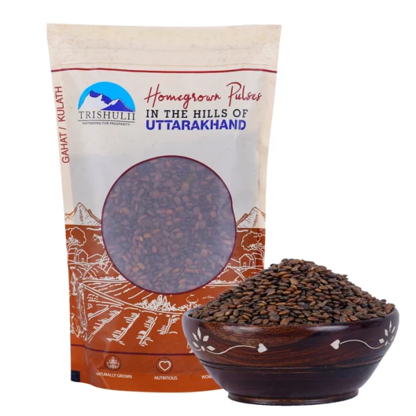 Himalayan Unpolished Brown Gahat/Kulthi Dal (500g)Himalayan Unpolished Brown Gahat/Kulthi Dal (500g)