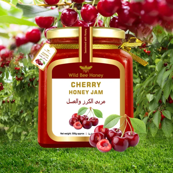 Honey with cherry